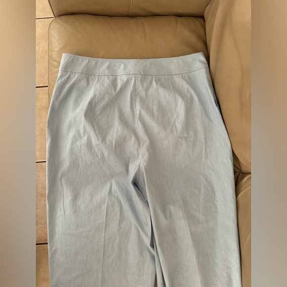 ELIE TAHARI The Serena Wide-Leg Linen Blend Pants - Picture 14 of 17